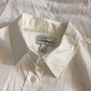 Jcrew white shirt size 6